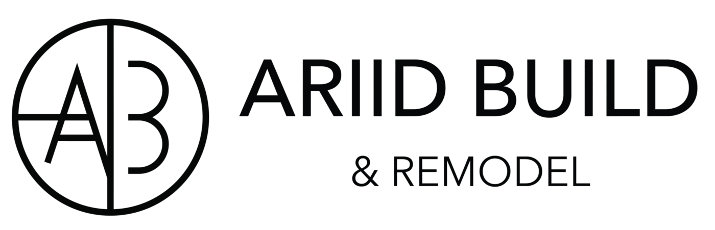 Modern Ariid Build & Remodel logo featuring stylized initials and a professional, cohesive design.