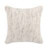 Stylish cream decorative pillow with textured design, perfect for enhancing any living space.