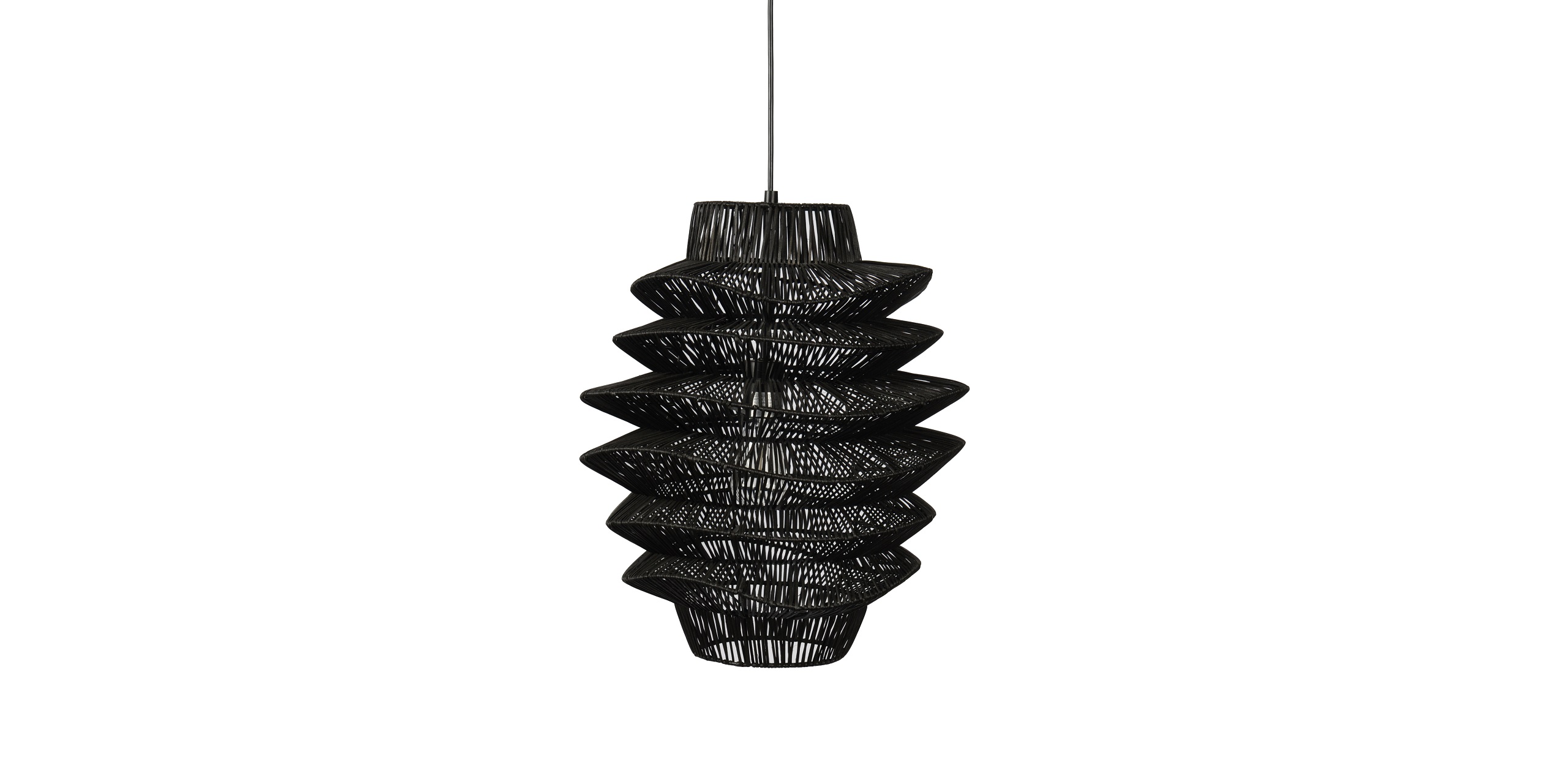 Elegant modern pendant lamp with a pine cone design, perfect for enhancing contemporary interiors.