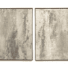 Elegant gray abstract art pieces with textured surfaces for modern interior decor.
