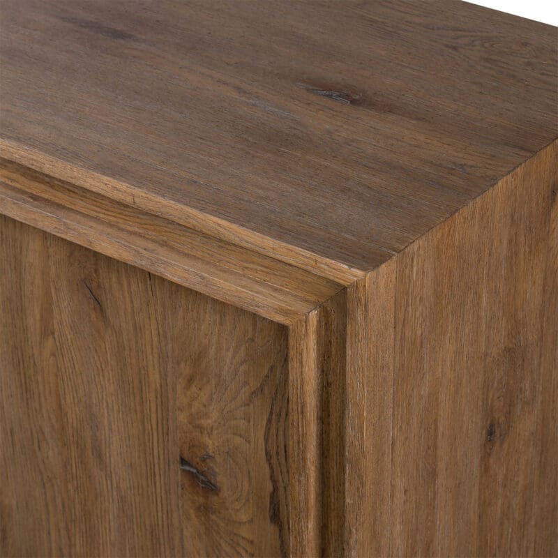 Chic rustic wood furniture with modern edges, perfect for any interior style.