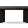 Sleek modern espresso wood table, perfect for dining and elegant contemporary interiors.