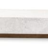Sleek marble and wood coffee table, blending modern elegance with timeless craftsmanship for any decor.