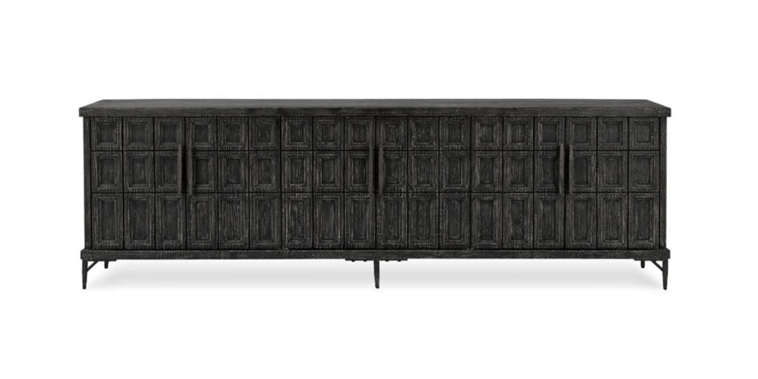 Rustic elegant sideboard with sleek design, perfect for stylish storage in any home décor.
