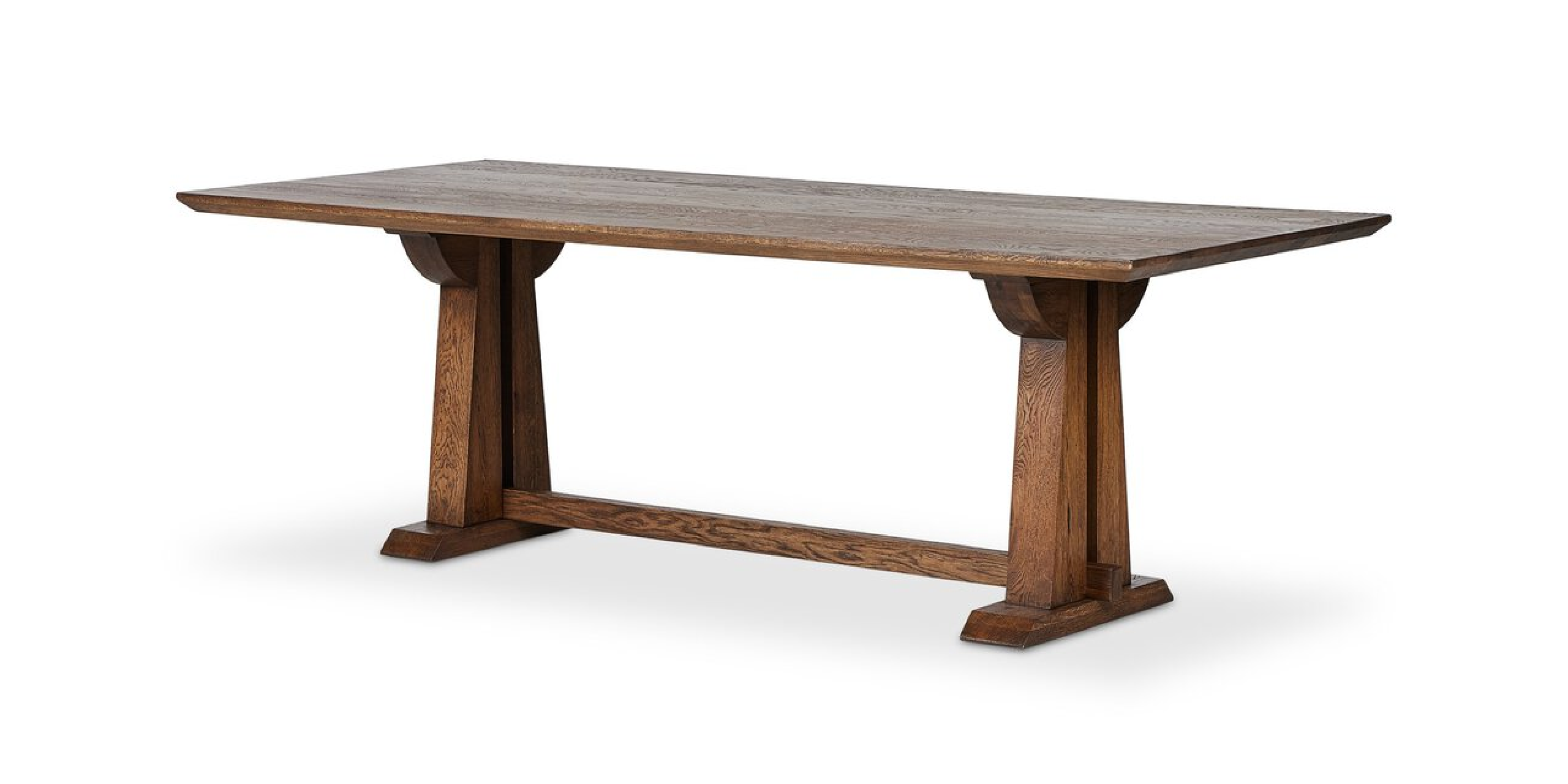 Elegant wooden dining table with rich finish, perfect for any decor and occasion.